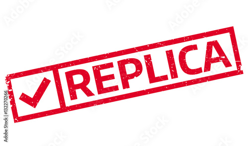 Replica rubber stamp