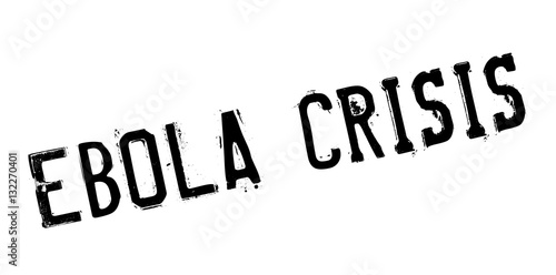 Ebola Crisis rubber stamp. Grunge design with dust scratches. Effects can be easily removed for a clean, crisp look. Color is easily changed.
