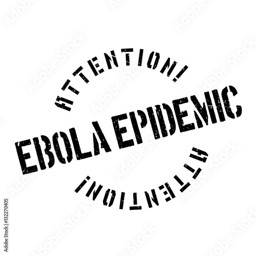 Ebola Epidemic rubber stamp. Grunge design with dust scratches. Effects can be easily removed for a clean, crisp look. Color is easily changed.