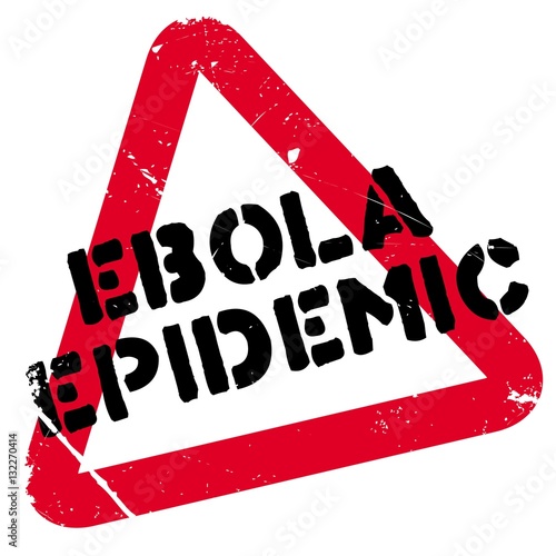 Ebola Epidemic rubber stamp. Grunge design with dust scratches. Effects can be easily removed for a clean, crisp look. Color is easily changed.
