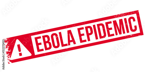 Ebola Epidemic rubber stamp. Grunge design with dust scratches. Effects can be easily removed for a clean, crisp look. Color is easily changed.