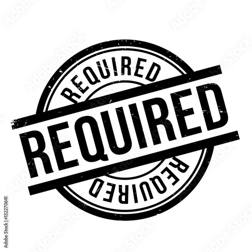 Required rubber stamp