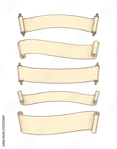 Set of banners.