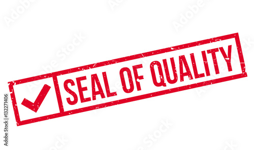 Seal Of Quality rubber stamp