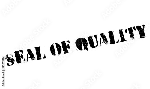 Seal Of Quality rubber stamp