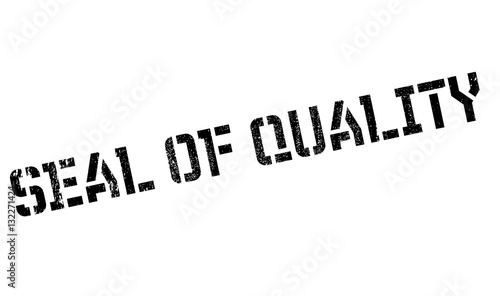 Seal Of Quality rubber stamp