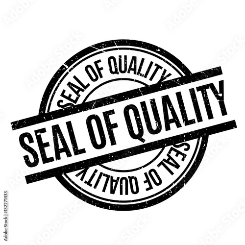 Seal Of Quality rubber stamp