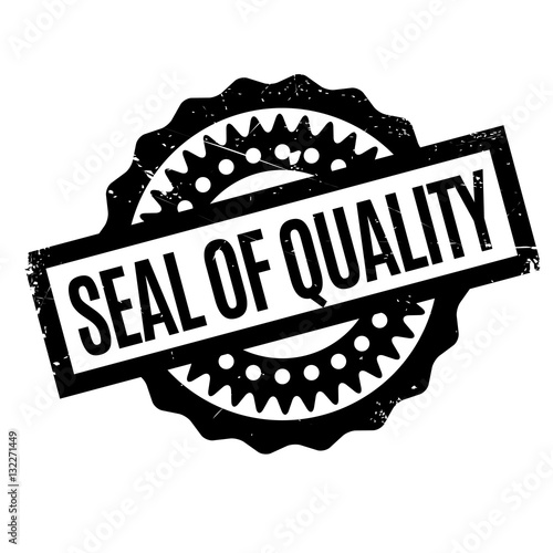 Seal Of Quality rubber stamp