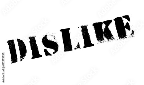 Dislike stamp rubber grunge