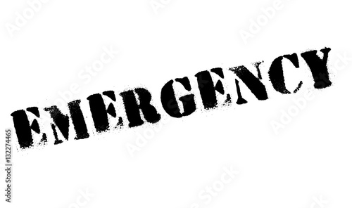 Emergency stamp rubber grunge