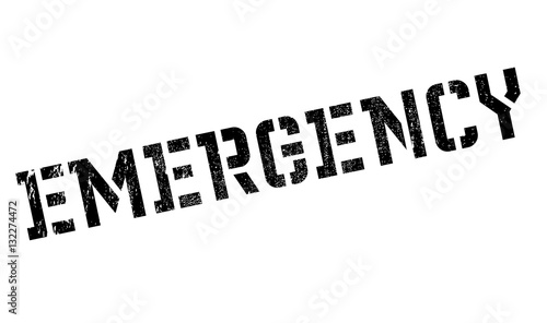 Emergency stamp rubber grunge