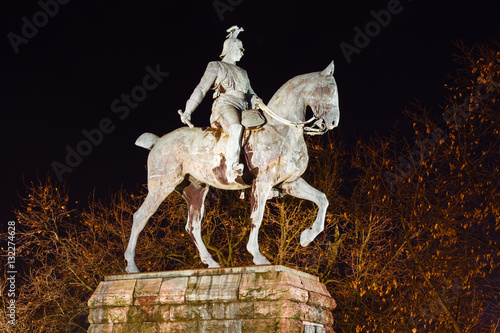 Reiterstandbild vom Kaiser Wilhelm der Zweite in Köln photo