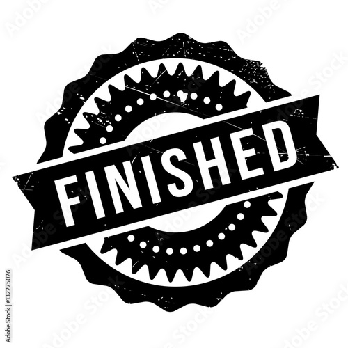 Finished stamp rubber grunge