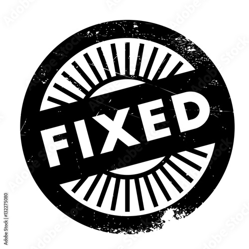 Fixed stamp rubber grunge