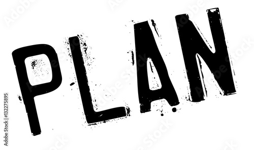 Plan stamp rubber grunge