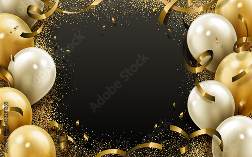 party balloon background