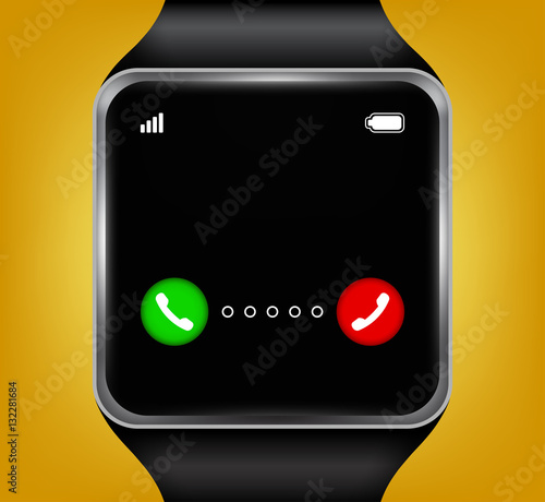 Smart watches accepting an incoming call