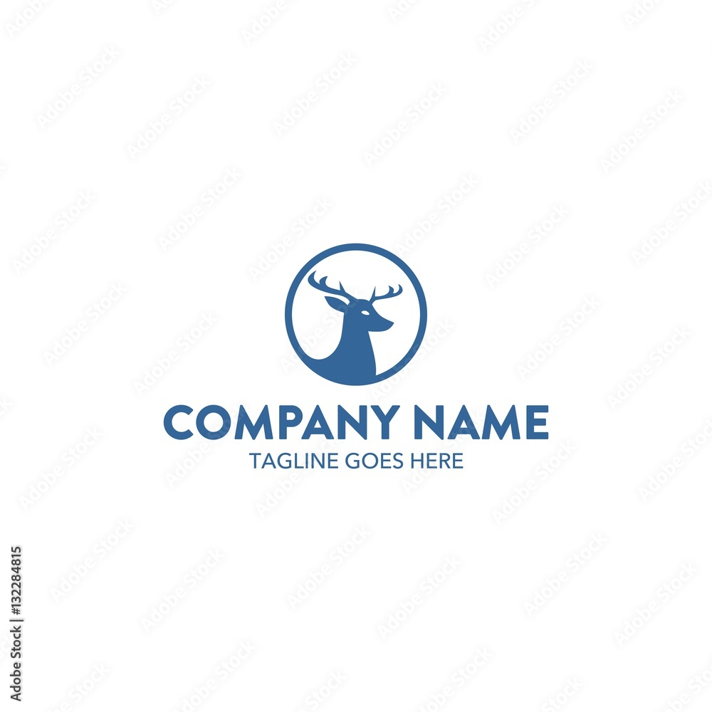 Deer Logo Template Deer Logo Template