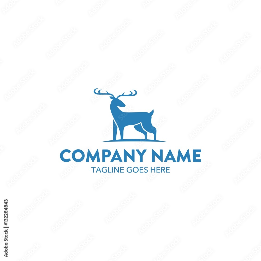 Deer Logo Template