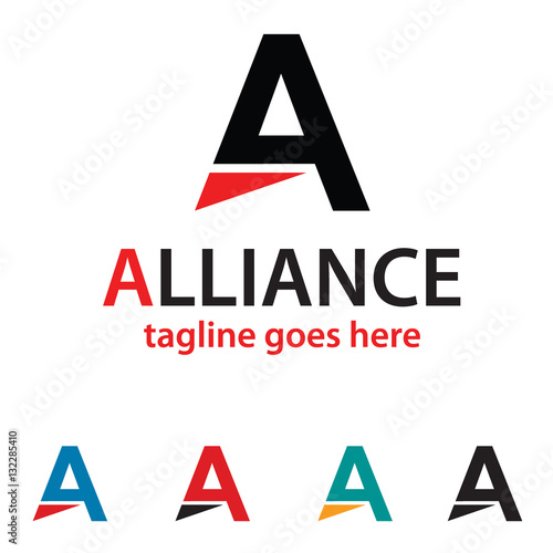 Letter A alliance Logo Template Design Vector / Icon Design