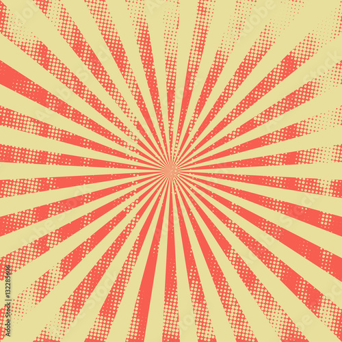 Abstract retro background with halftone texture