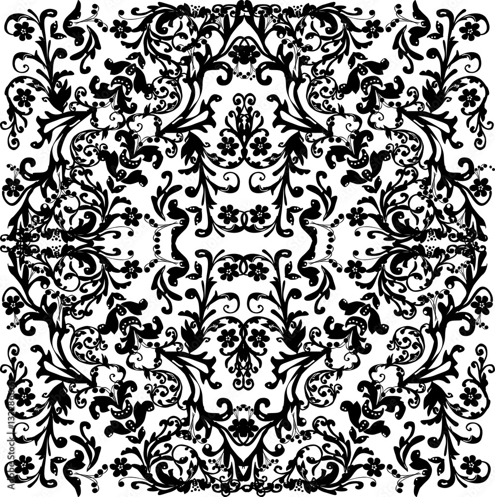 black abstract square symmetrical decorated design black abstract square symmetrical decorated design
