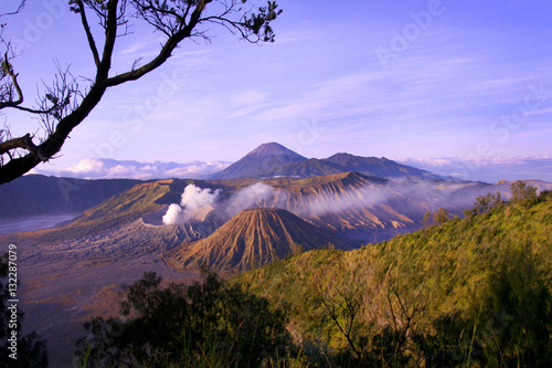 Bromo Mountai view from Penanjakan  east Java