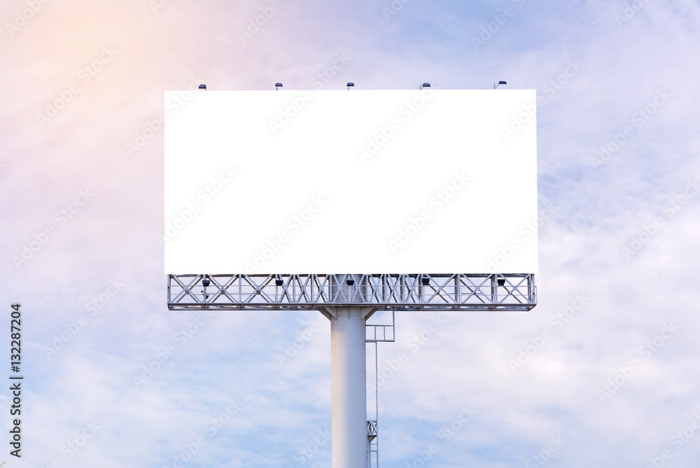 large Blank billboard ready for new advertisement large Blank billboard ready for new advertisement