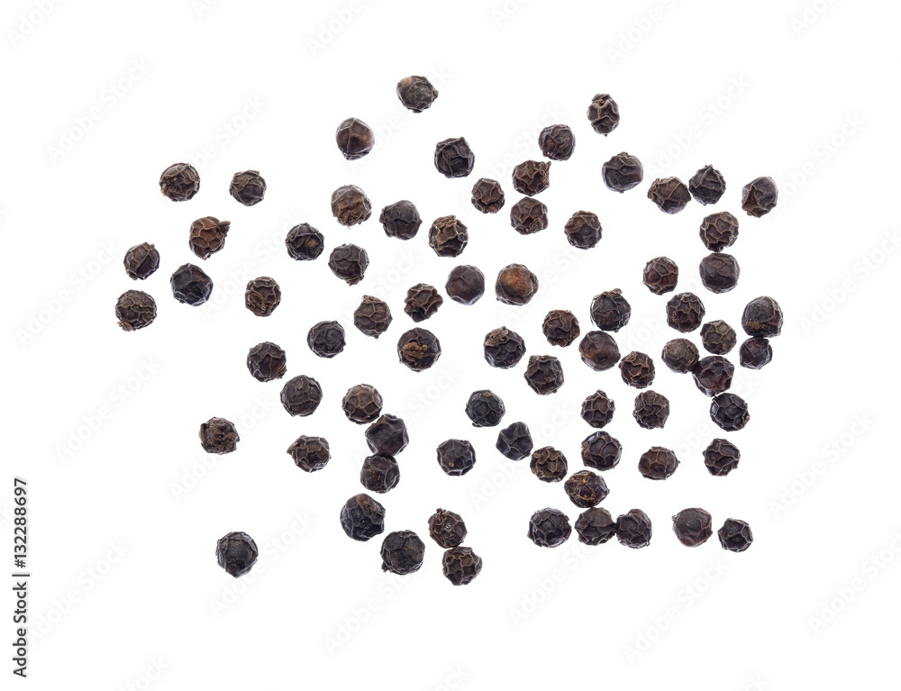 pepper corn on white background pepper corn on white background