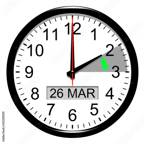 26 mars, heure d’été 