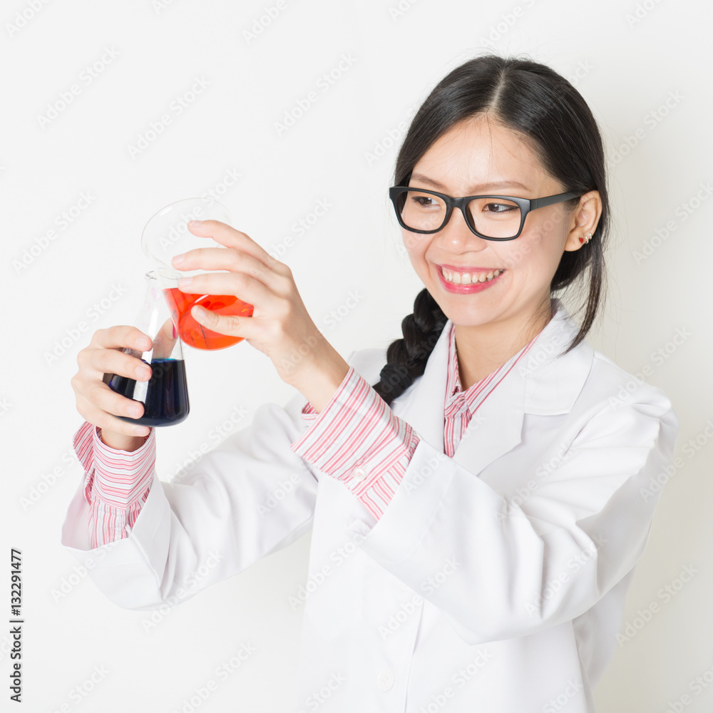 Lab asisstant carrying out scientific research Lab asisstant carrying out scientific research