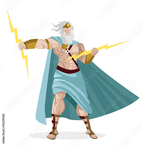zeus greek god of the ray and storms 