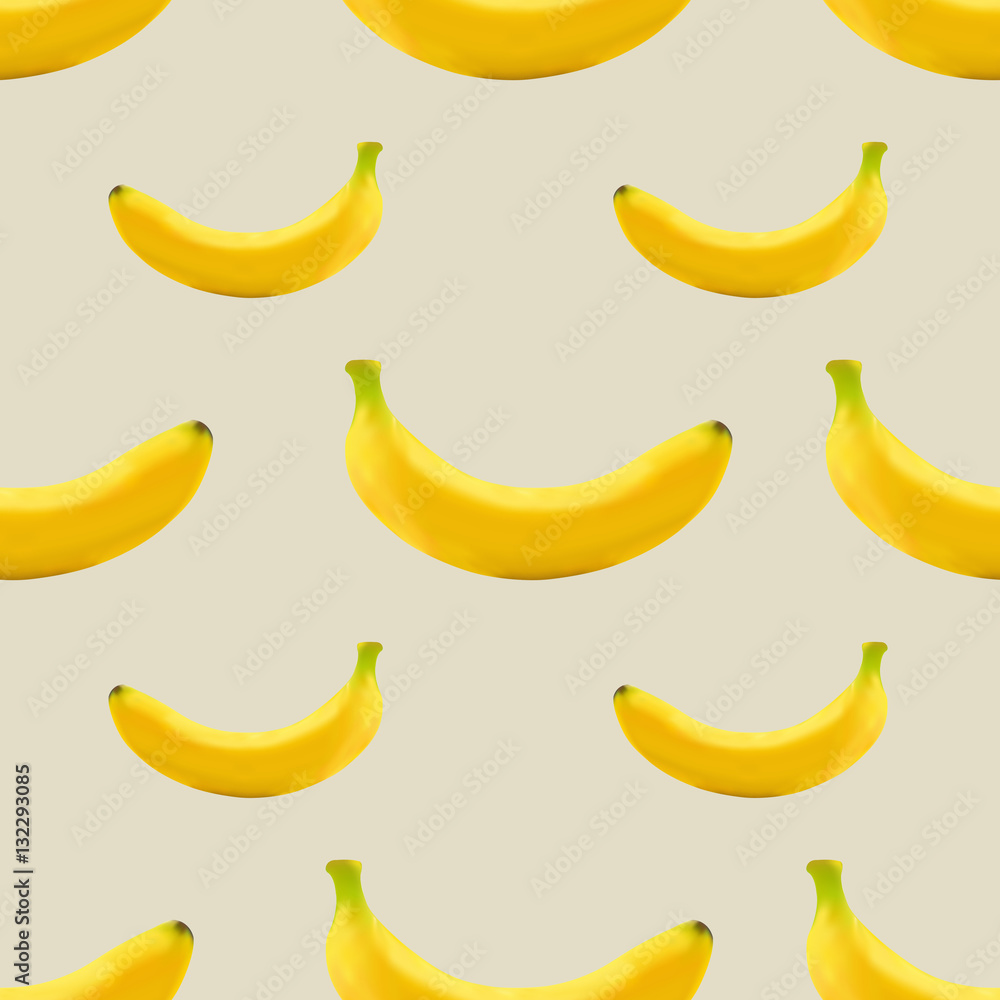 Seamless fruit background, vector illustration.