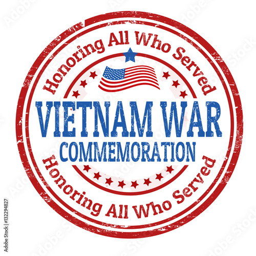 Vietnam War Commemoration sign or stamp