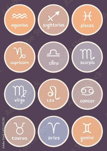 zodiac signs colorful-2