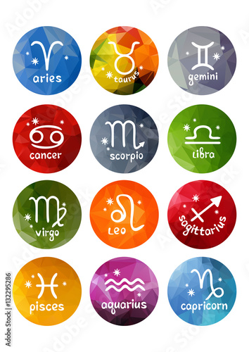 zodiac signs set
