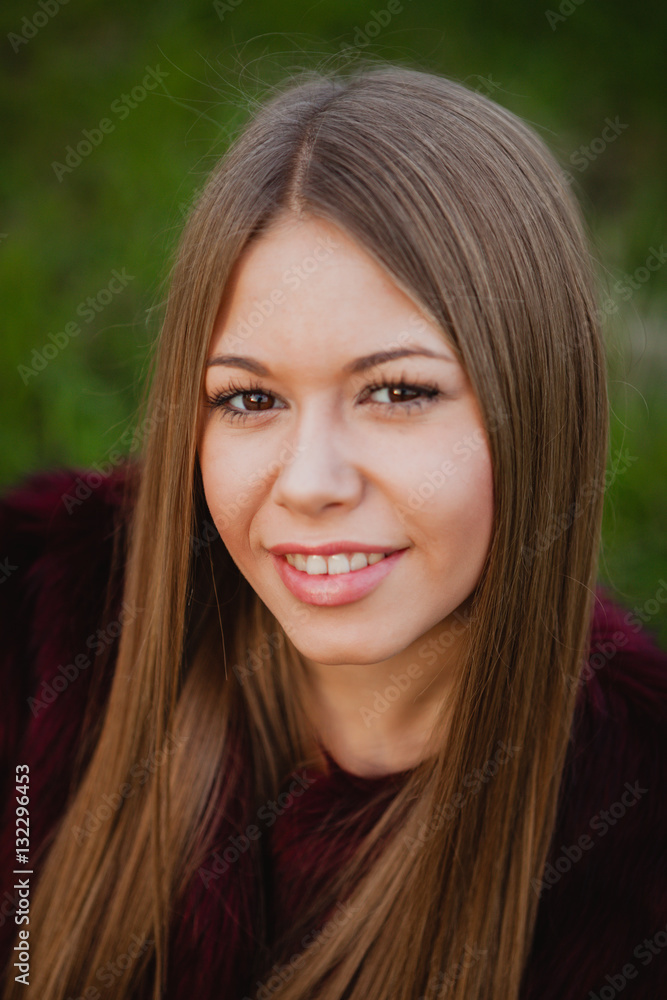 Beautiful portrait of a blonde girl Beautiful portrait of a blonde girl
