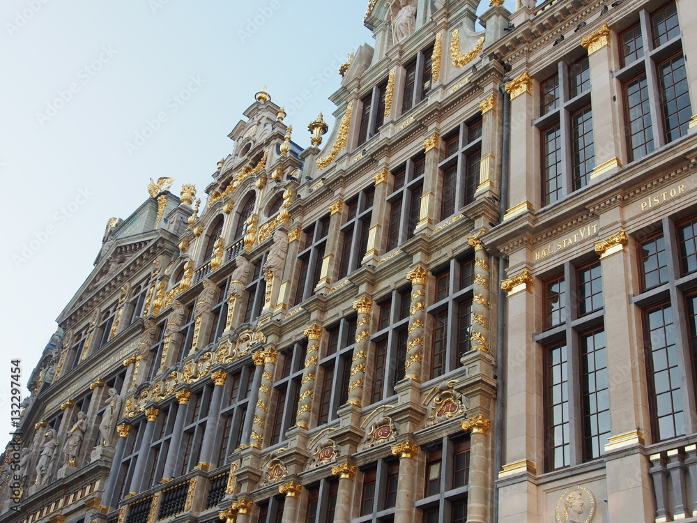 Brüssel: Fassaden am Grand Place