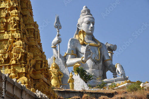 Hindu temple of Lord Shiva called Murdeshvar © VZavrazhina