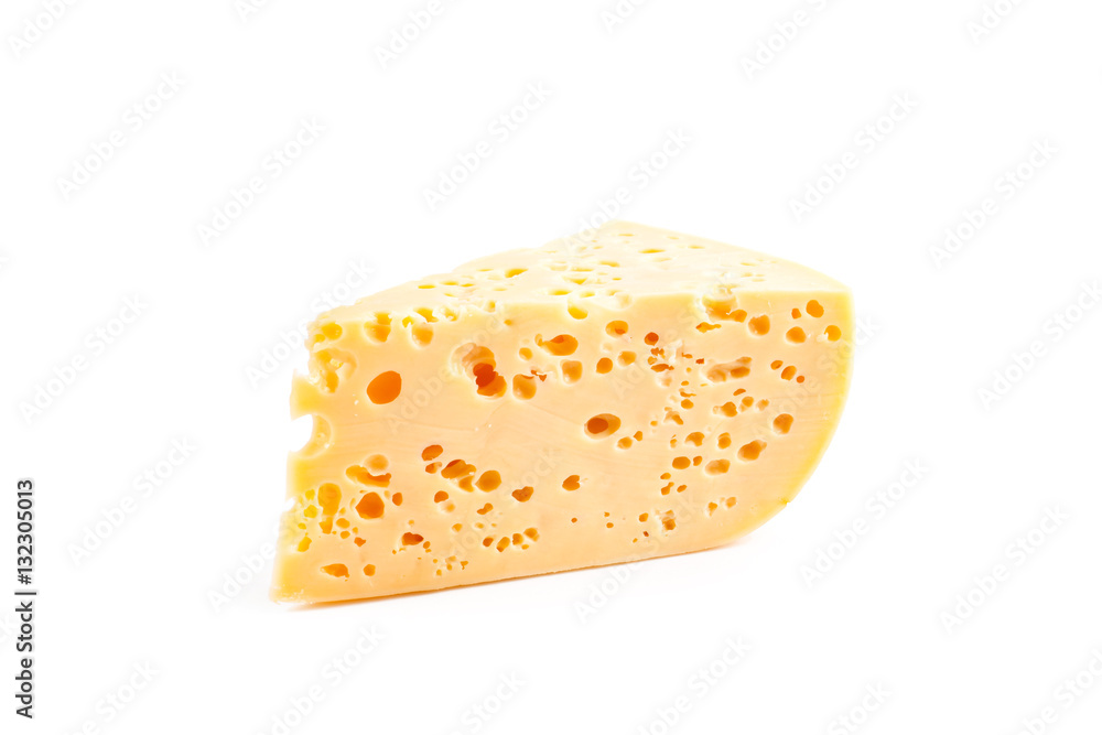 Piece of cheese close up Piece of cheese close up