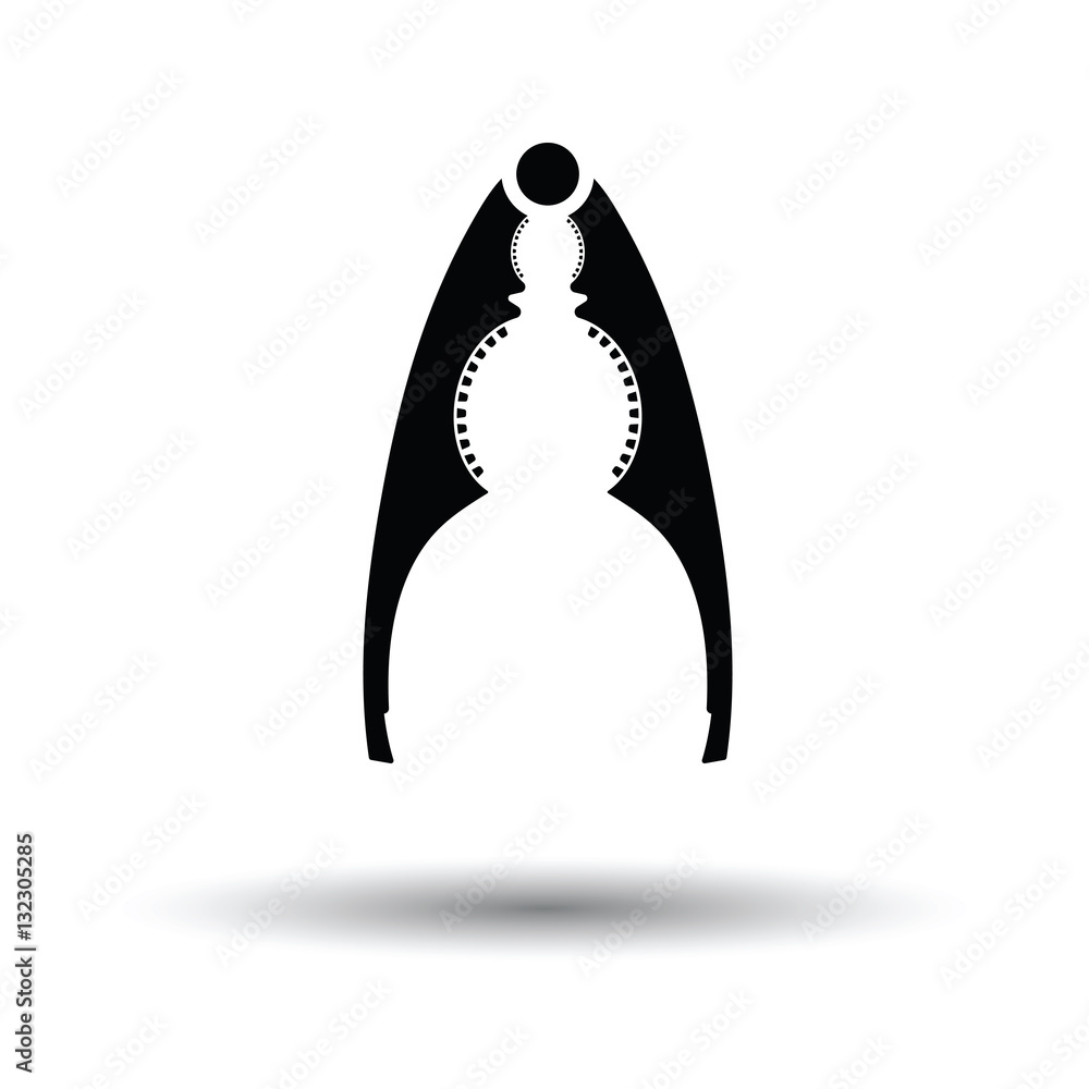 Fototapeta premium Nutcracker pliers icon