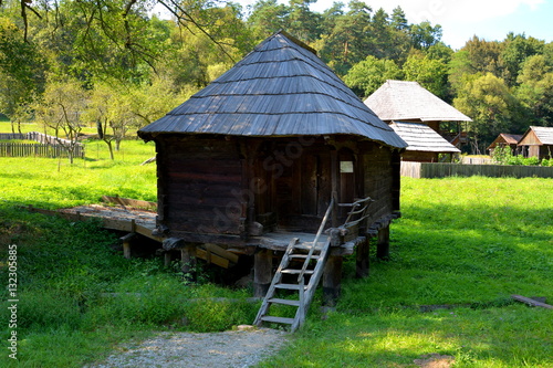 Peasant Museum in Dumbrava Sibiului, Transylvania
In Dumbrava Sibiului;Romanian Peasant Museum with many pieces of inventory of a peasant.
 photo