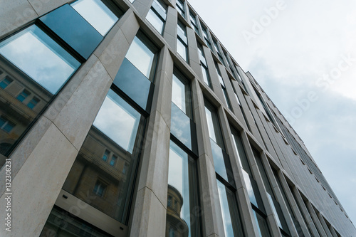 very low angle view of office facade