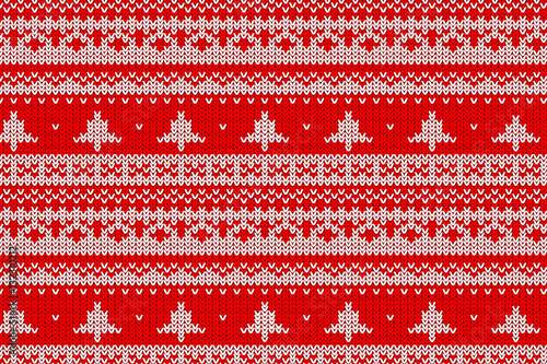 Hipster christmas background texture Scandinavian knitted pattern