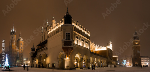 Verschneiter Marktplatz photo