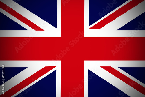 United Kingdom flag illustration symbol. The kingdom