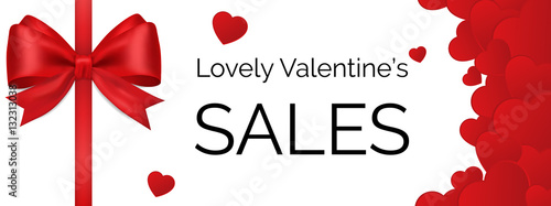 Valentine's sale banner