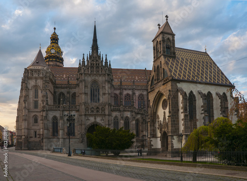 Michael chapel and St. Elisabeth cathedral in Kosice, Slovakia