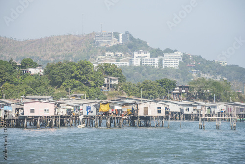 Poreporena stilt village, Port Moresby, Papua New Guinea photo