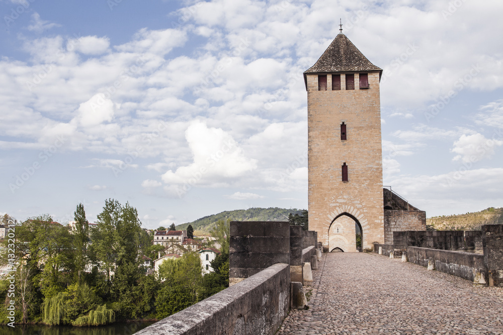 Pont Valentre in the city of Cahors, Lot, France Pont Valentre in the city of Cahors, Lot, France